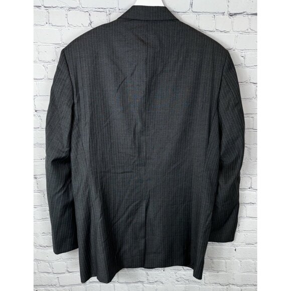 BROOKS BROTHERS Makers Merchants 1818 Madison Gray Striped Wool Blazer Size 42R - Picture 6 of 7